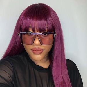 Flat Top Shield Sunglasses